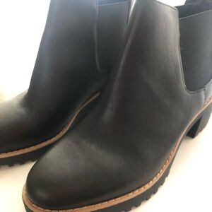 Caslon Black Ankle Boots with Chelsea Design